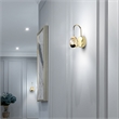 Pemberly Row Integrated LED ETL Certified Wall Sconce Lighting Fixture Gold