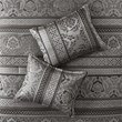 Pemberly Row 7-Piece Polyester Jacquard Comforter Set in Gray