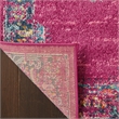 Pemberly Row Modern 9' x 12' Pink Fabric Bohemian Indoor Area Rug