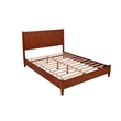 Pemberly Row Modern / Contemporary Queen Platform Bed in Acorn