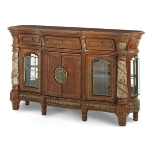 Pemberly Row Modern / Contemporary Wood Sideboard - Classic Chestnut