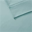 Pemberly Row 800 Thread Count Cotton Blend Sateen Sheet Set in Aqua King
