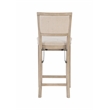 Pemberley Row Fabric Gray Counter Stool Folding Fully Assembled