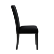Pemberly Row 5-Pc Faux Marble/Wood Dining Set with 4 Chair-Black