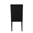 Pemberly Row 5-Pc Faux Marble/Wood Dining Set with 4 Chair-Black