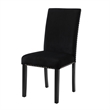 Pemberly Row 5-Pc Faux Marble/Wood Dining Set with 4 Chair-Black