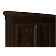 Pemberly Row Modern / Contemporary Wood Queen Bed in Walnut Finish