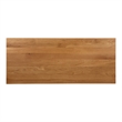Pemberly Row Modern / Contemporary Wood Desk in Natural Finish