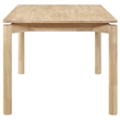Pemberly Row Rectangular Mid-Century Wood Dining Table White Washed