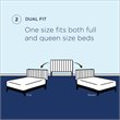 Pemberly Row Full/Queen Modern Performance Velvet Headboard in Light Gray