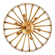 Pemberly Row 6 Light Traditional Metal Chandelier in Antique Bronze