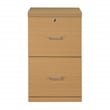 Pemberly Row 2-Drawer Wood Vertical File with Lockdowel - Natural Finish