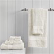 Pemberly Row Organic 6-Piece 100 Percent Cotton Towel Set in Ivory
