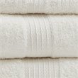 Pemberly Row Organic 6-Piece 100 Percent Cotton Towel Set in Ivory