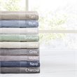 Pemberly Row Organic 6-Piece 100 Percent Cotton Towel Set in Ivory