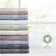Pemberly Row Organic 6-Piece 100 Percent Cotton Towel Set in Ivory