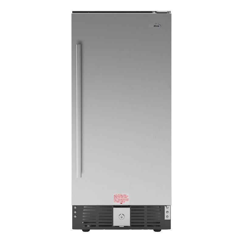 Pemberly Row Stainless Steel 3 cu. ft. Built-In Refrigerator and Beverage Cooler