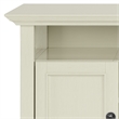 Pemberly Row Solid Wood 54 inch Wide Transitional TV Media Stand - Antique White