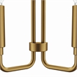 Pemberly Row Modern 2-Light Iron Metal Wall Sconce in Satin Brass