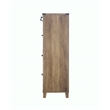 Pemberly Row Engineered Wood 4-Drawers Lateral File in Rustic Oak