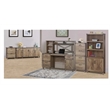 Pemberly Row Engineered Wood 4-Drawers Lateral File in Rustic Oak
