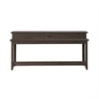 Pemberly Row Modern / Contemporary Console Bar Table in Brown