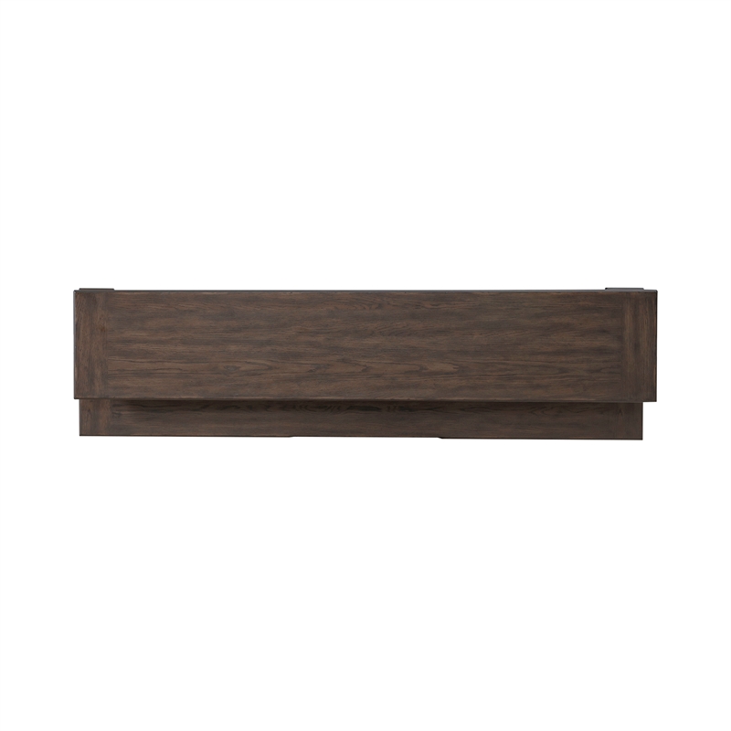 Pemberly Row Modern / Contemporary Console Bar Table in Brown