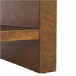 Pemberly Row Contemporary Wood 1 Shelf Coffee Table in Natural