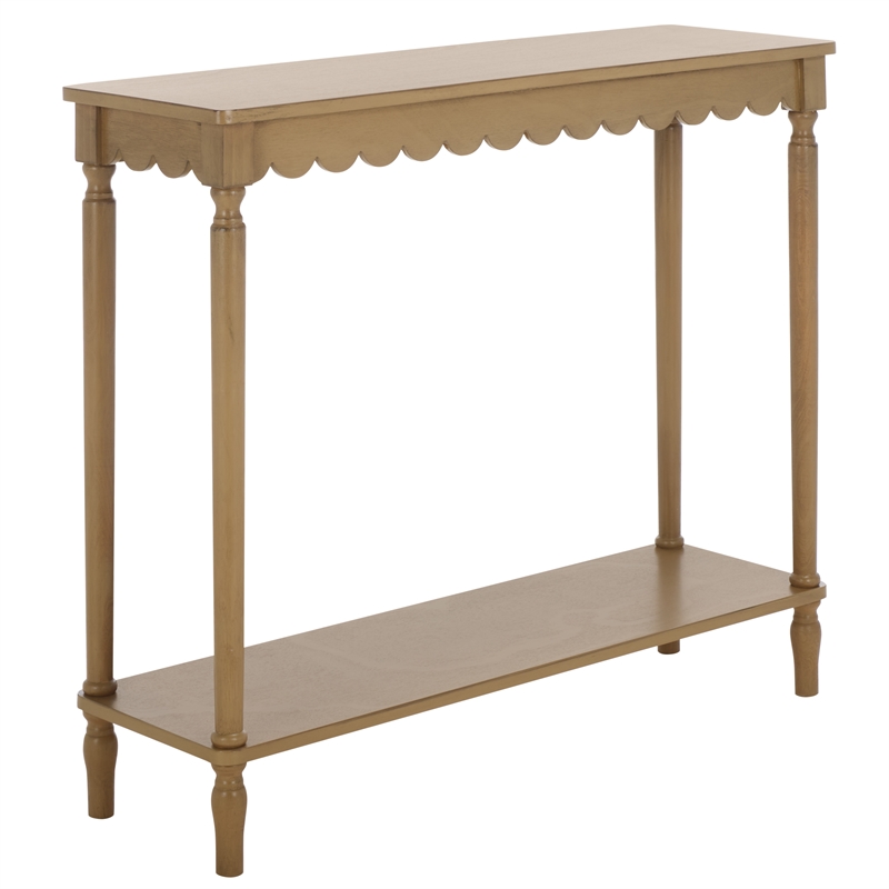 Pemberly Row Modern / Contemporary Wood Console in Brown Finish