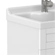 Pemberly Row 24-inch ABS Utility Sink & Cabinet in Pure White
