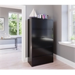 Pemberly Row 36-in Wide Metal 5 Drawer Lateral Filing Cabinet Black