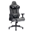 Pemberly Row Sport Polyurethane and Steel Frame XL-Ergonomic Gaming Chair - Gray