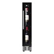 Pemberley Row Stainless Steel Black Wine Refrigerator Rectangular LED Display 32.28