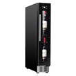 Pemberley Row Stainless Steel Black Wine Refrigerator Rectangular LED Display 32.28