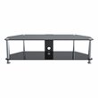 Pemberly Row Steel TV Stand w/ Cable Management for up to 65
