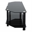 Pemberly Row Steel TV Stand with Cable Management for up to 65
