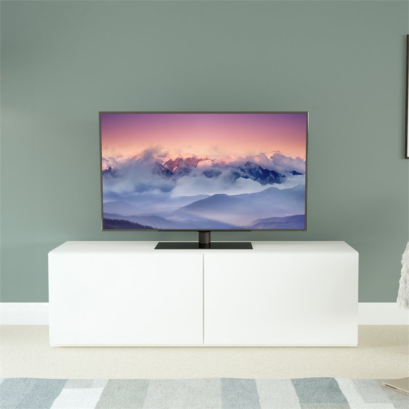 Pemberly Row Table Top Tilt and Turn TV Stand for TVs 37