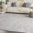 Pemberley Row Polypropylene Gray Area Rug Rectangular Lightweight 100