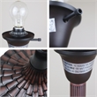 Pemberly Row 1-Light Metal Torchiere Floor Lamp in Dark Bronze