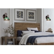 Pemberly Row Victorian 1-Light Glass Wall Sconce in Bronze/Blue