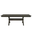 Pemberley Row Solid Wood Rustic Brown Dining Table Rectangular 94.69