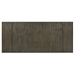 Pemberley Row Solid Wood Rustic Brown Dining Table Rectangular 94.69