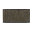 Pemberley Row Solid Wood Rustic Brown Dining Table Rectangular 94.69