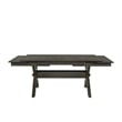 Pemberley Row Solid Wood Rustic Brown Dining Table Rectangular 94.69