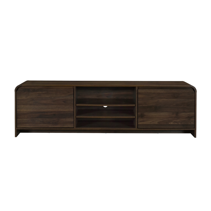 Pemberly Row Modern Wood TV Console for TVs up to 82