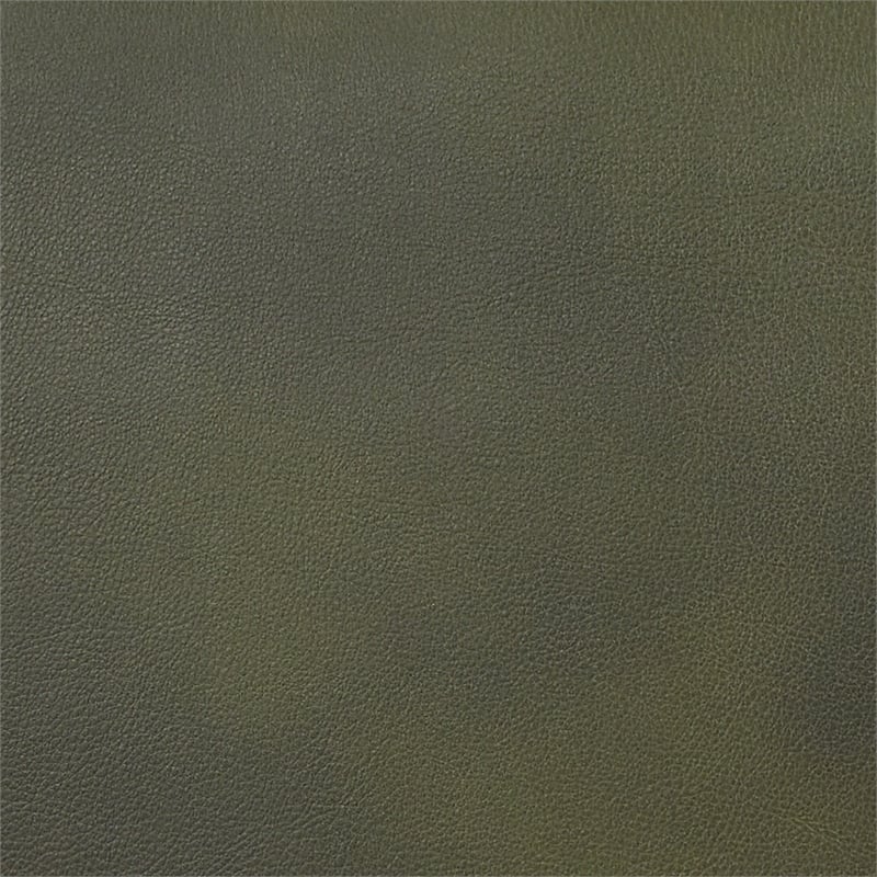 Pemberly Row Modern Fern Green Faux Leather Swivel Barrel Chair