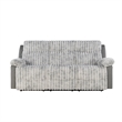 Pemberly Row Gray 3PC Raclining Sofa-Loveseat and Recliner Set