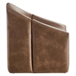 Pemberly Row Modern / Contemporary Fabric Accent Chair in Brown