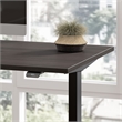 Pemberly Row 72W Adjustable Standing Desk in Storm Gray - Engineered Wood