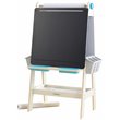 Pemberly Row Create and Play 9 Piece Multicolored Wooden Art Easel